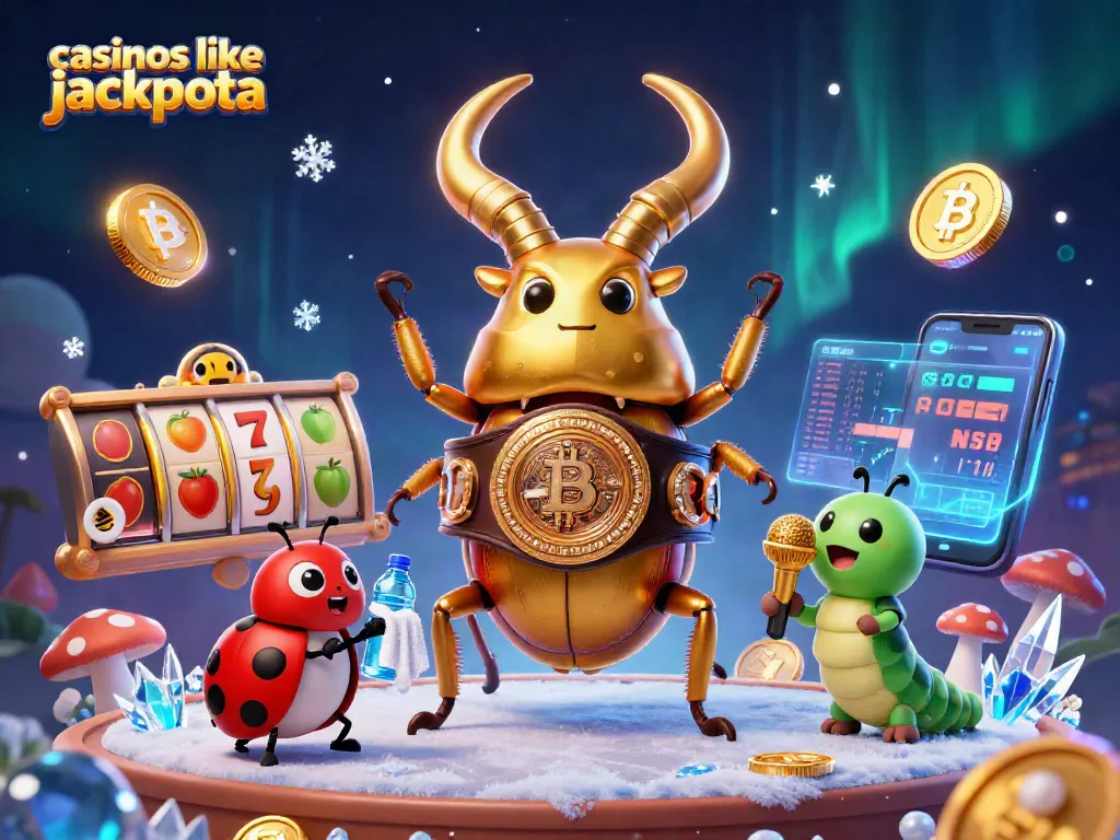 Experience exciting gameplay at casinos like Jackpota with vibrant illustrations and gaming elements.
