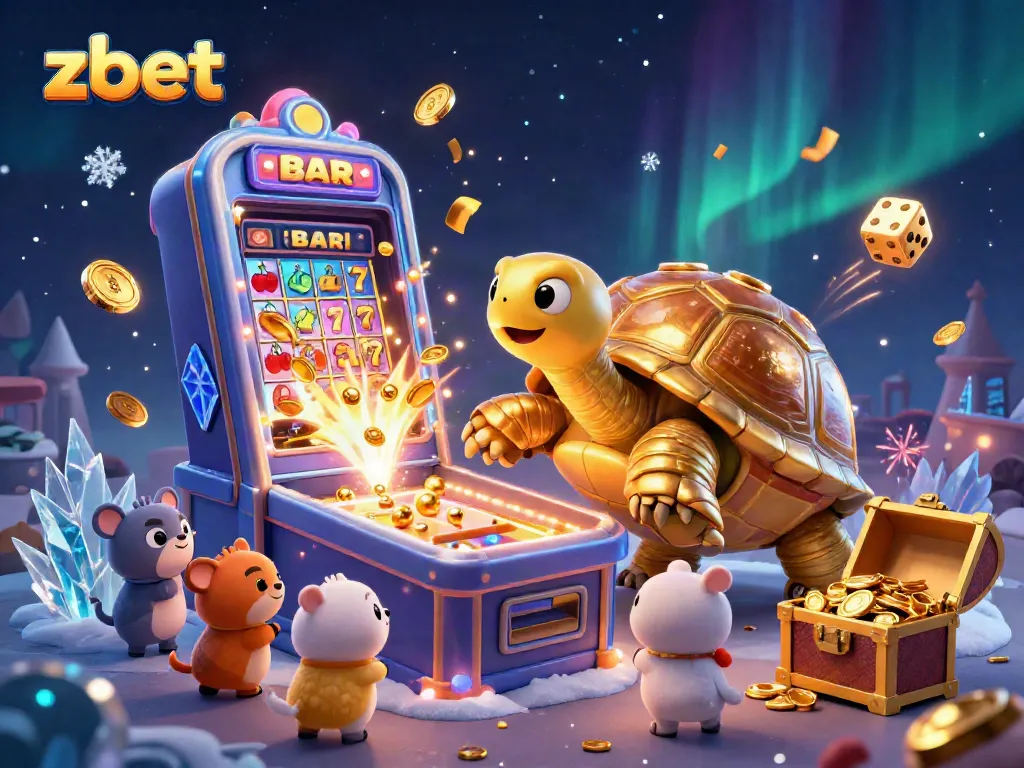 Exciting gameplay at zbet with cheerful characters and vibrant casino elements bursting with energy
