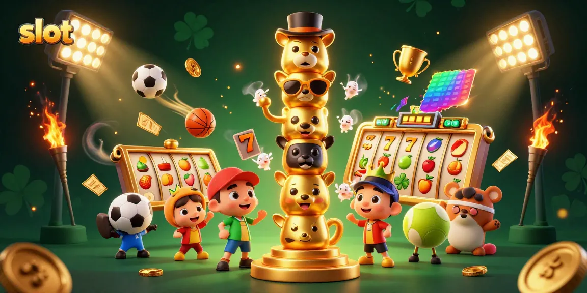 Spin and win at slot games featuring vibrant golden characters and dynamic casino elements.