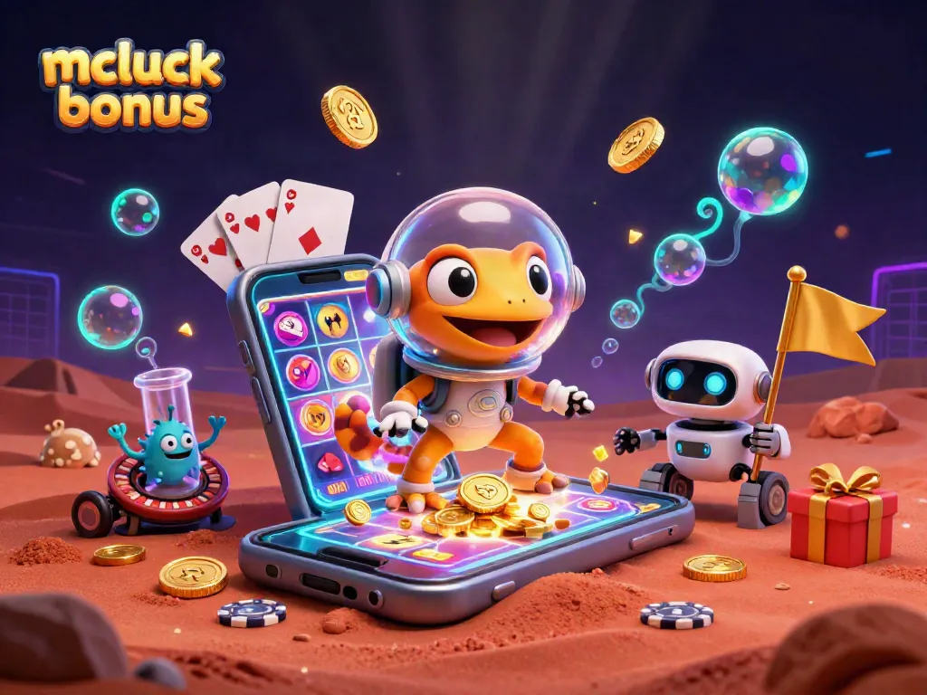 Engage with mcluck bonus through a vibrant Martian casino adventure filled with exciting gaming elements.