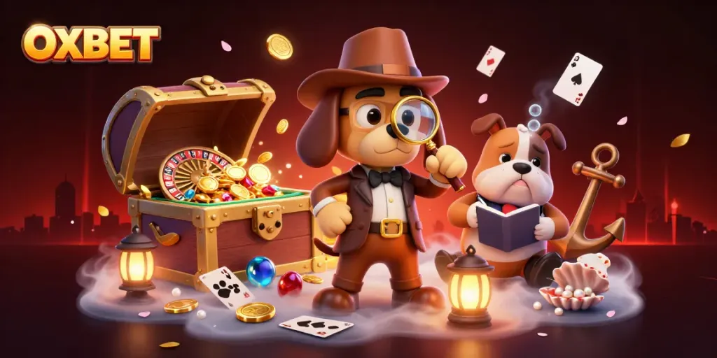 Engage in thrilling poker games at OXBET with vibrant characters and exciting elements surrounding the action.