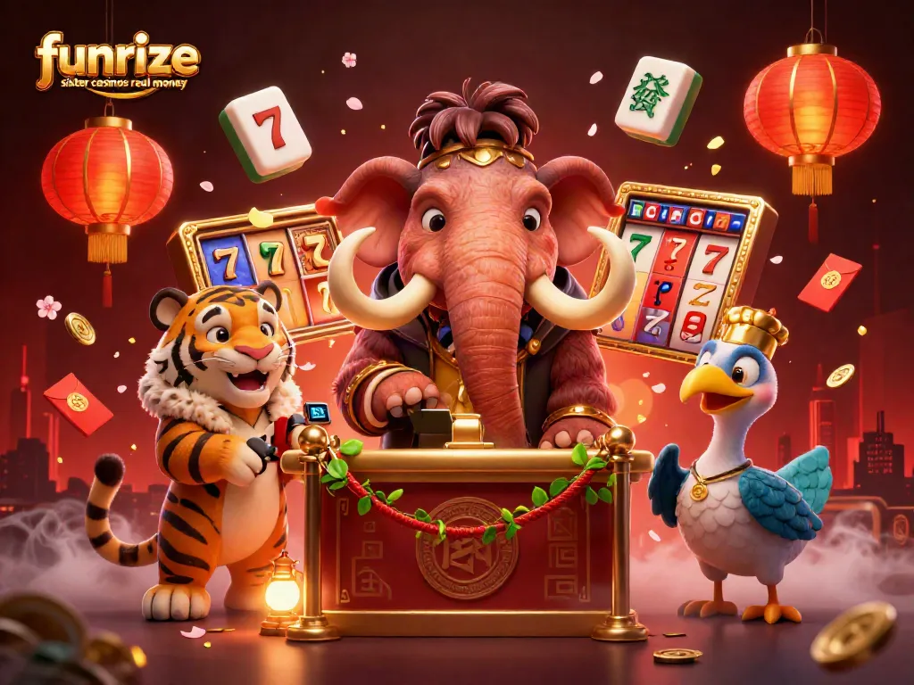 Experience funrize sister casinos real money with a vibrant 3D casino scene filled with exciting gaming elements.