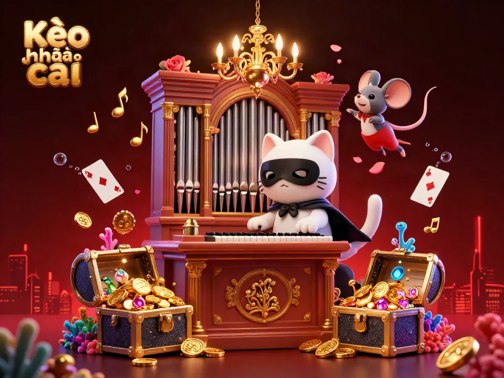 Kèo nhà cái offers immersive betting experiences with dynamic gold coin explosions and acrobatic characters.