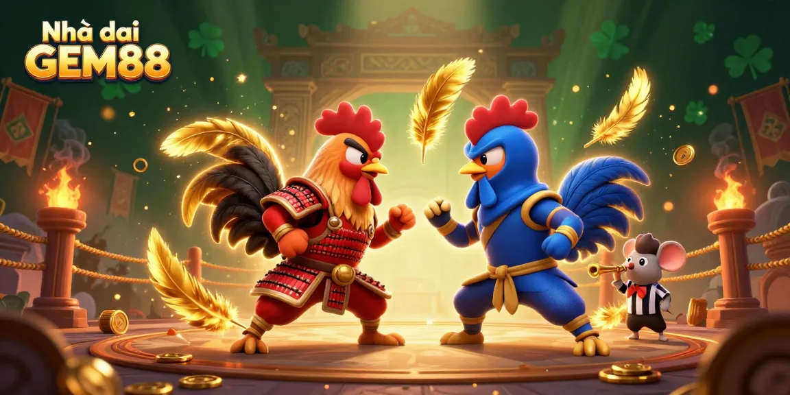 Experience exciting betting action at Nhà cái GEM88 with thrilling rooster fights and dynamic game elements.