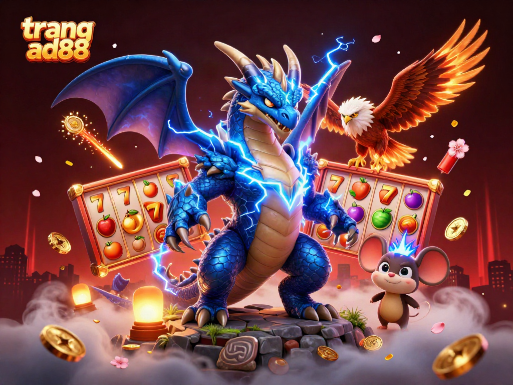Experience the thrill of gaming at trang ad88 with vibrant 3D slot themes and dynamic characters.