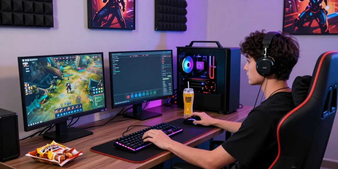 Immersive gaming setup at Singatoto featuring vibrant graphics and modern equipment.