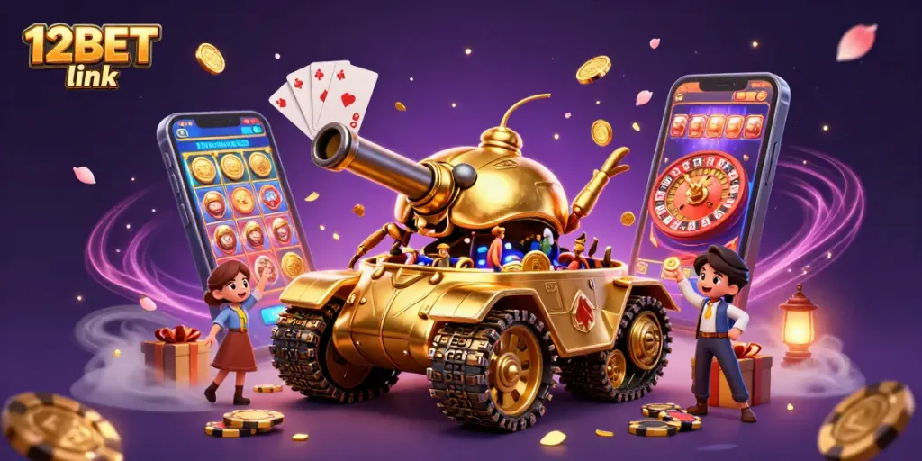 Experience thrilling gameplay at 12BET link with a vibrant casino scene featuring exciting betting elements.