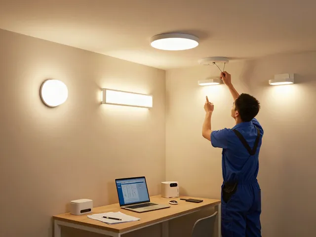 Aplica LED de înaltă calitate instalate de un profesionist în iluminat local.