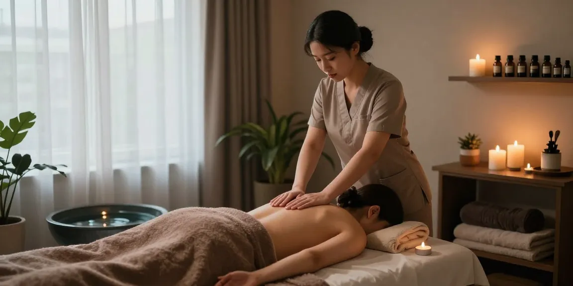 수원토닥이에서 전문 마사지사가 제공하는 편안한 마사지 서비스 장면