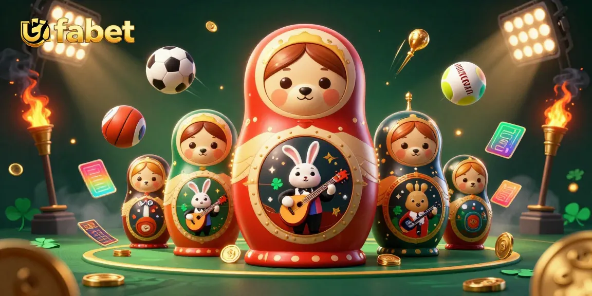 เล่นการพนันบน ufabet พร้อมการ์ตูนตัวละครจากดินแดนรัสเซีย แสดงถึงบรรยากาศคาสิโน