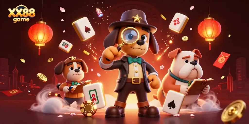 Engage in thrilling gameplay at XX88 game with exciting characters and vibrant casino elements.