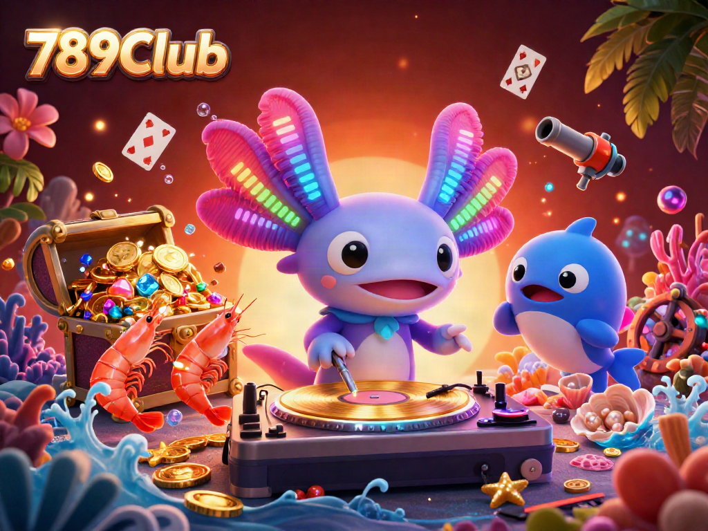 Engage with thrilling gameplay at 789Club featuring vibrant underwater scenes and lively characters.